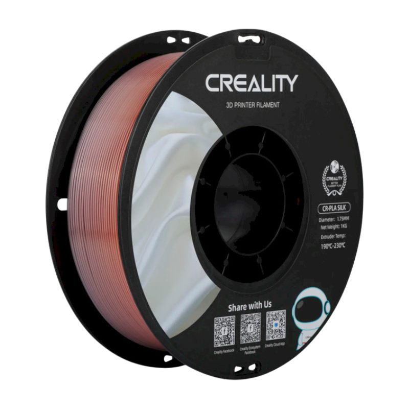 Філамент (пластик) для 3D принтера CREALITY PLA шовковий блиск 1кг, 1.75мм, веселковий (3301120003)